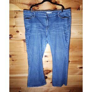 Levi's Women 590 Plus Size 24M Bootcut Medium Wash Cotton Blend Stretch Jean